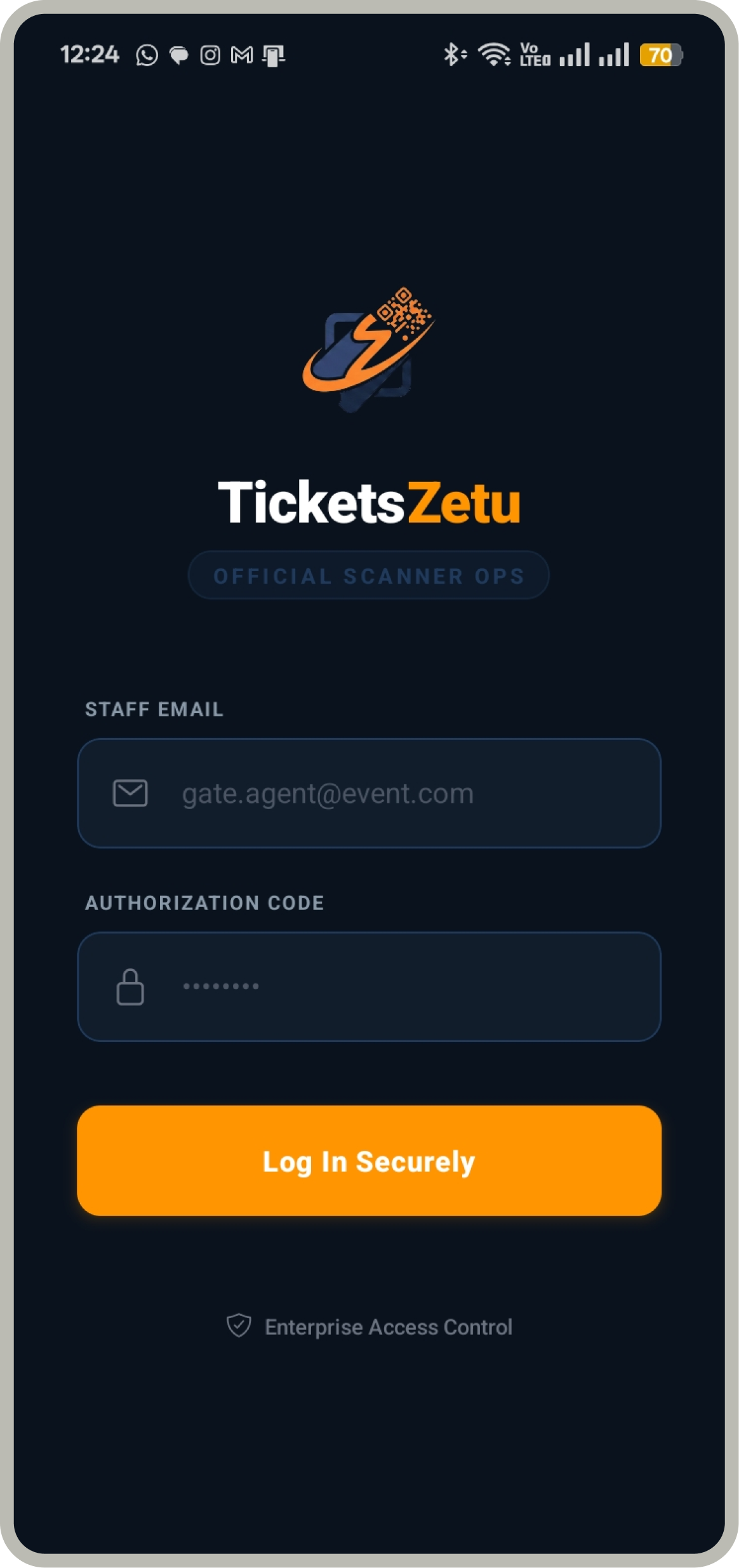 TicketsZetu Android Scanner